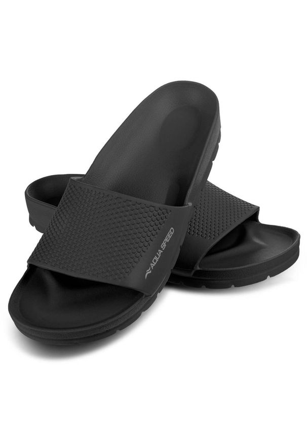 Klapki basenowe unisex Aqua Speed Oslo. Kolor: czarny