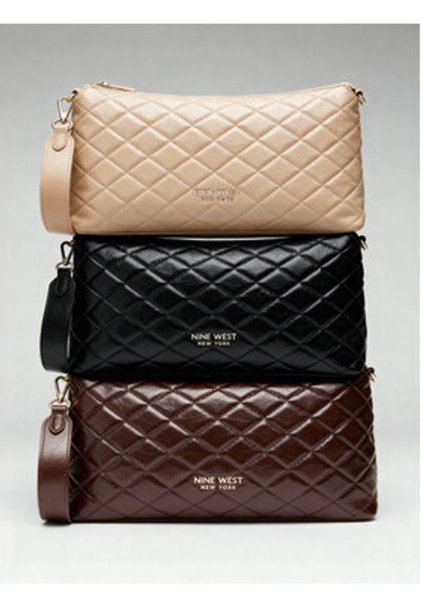 Nine West Torebka CEO-AGATHA-LA482-3035 Beżowy. Kolor: beżowy