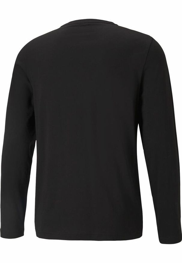 Puma - Męska koszulka z długim rękawem Essentials PUMA Black. Kolor: czarny. Długość rękawa: długi rękaw. Długość: długie