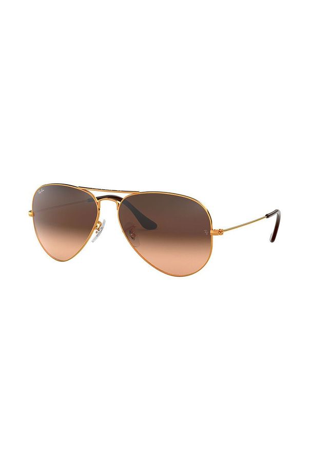 Ray-Ban - Okulary. Kolor: złoty