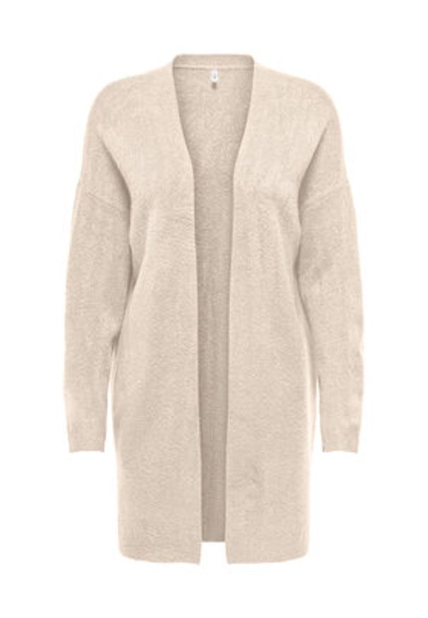 only - ONLY Kardigan Talio 15358604 Beżowy Regular Fit. Kolor: beżowy. Materiał: syntetyk