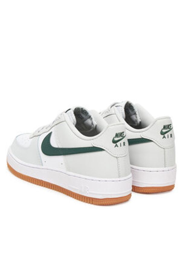 Nike Sneakersy Air Force 1 (GS) CT3839 007 Biały. Kolor: biały. Materiał: skóra. Model: Nike Air Force