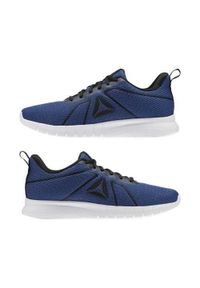 Buty do biegania męskie Reebok Instalite Pro. Zapięcie: sznurówki. Kolor: niebieski. Materiał: guma, syntetyk, tkanina, materiał. Szerokość cholewki: normalna. Sport: bieganie