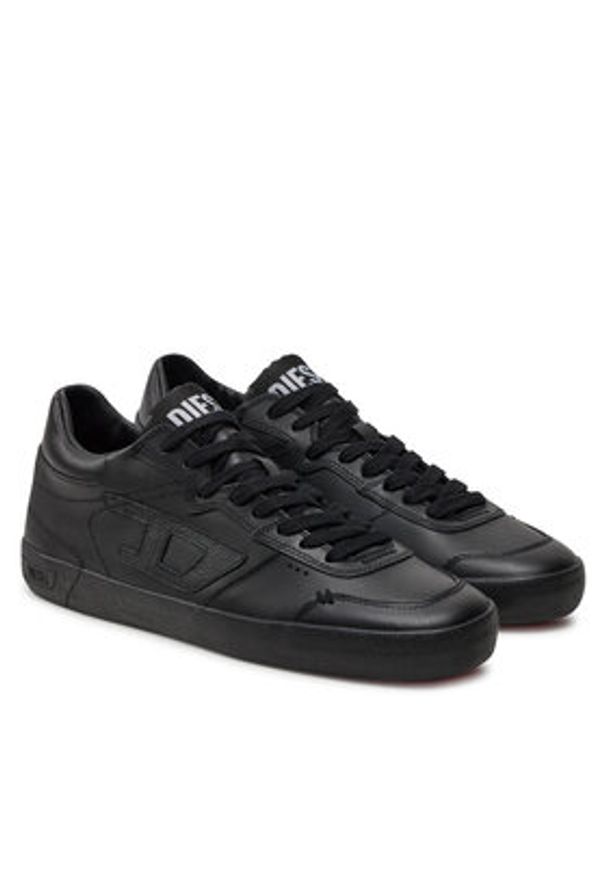 Diesel Sneakersy S-Leroji Y03336 PR030 T8013 Czarny. Kolor: czarny. Materiał: skóra