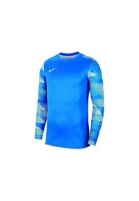 Koszulka treningowa chłopięca Nike JR Dry Park IV. Kolor: niebieski, biały, wielokolorowy. Długość rękawa: długi rękaw. Długość: długie. Sport: piłka nożna