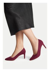 Jenny Fairy Szpilki WFA3003-1 Bordowy. Kolor: czerwony. Materiał: materiał. Obcas: na szpilce #7