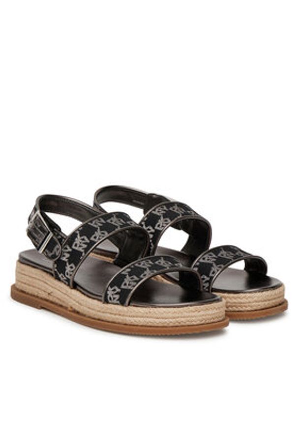DKNY Espadryle Bernae K1598945 Czarny. Kolor: czarny. Materiał: materiał