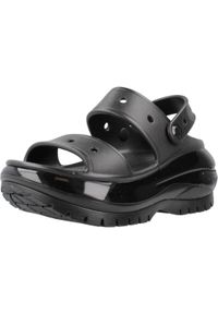 Klapki Crocs Model Classic Mega Crush Sandal Kolor Czarny. Kolor: czarny. Materiał: syntetyk, materiał