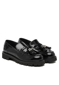 Karl Lagerfeld - KARL LAGERFELD Loafersy Lowell KL42225 Czarny. Kolor: czarny. Materiał: lakier, skóra #5