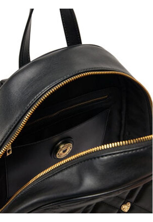 Love Moschino - LOVE MOSCHINO Plecak JC4123PP1MLI0000 Czarny. Kolor: czarny. Materiał: skóra