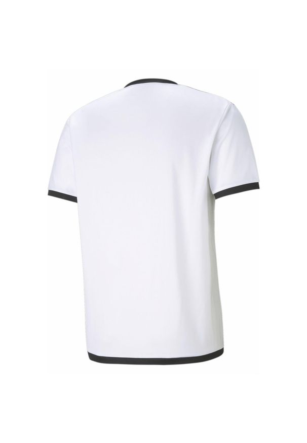 Koszulka męska Puma teamLIGA Jersey. Kolor: biały, wielokolorowy, czarny. Materiał: jersey. Sport: piłka nożna