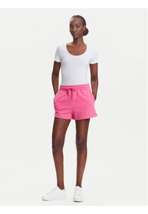 GAP - Gap Szorty sportowe 769323-03 Różowy Regular Fit. Kolor: różowy. Materiał: bawełna