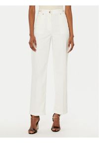 Marciano Guess Spodnie materiałowe 4BGA02 7173A Écru Regular Fit. Kolor: kremowy. Materiał: bawełna #1
