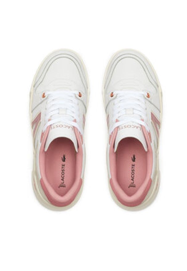 Lacoste Sneakersy L002 Evo 747SFA0050 Biały. Kolor: biały. Materiał: skóra
