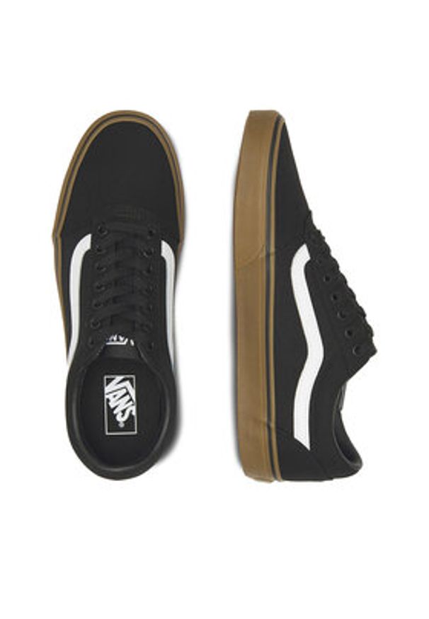 Vans Trampki Ward VN0A36EM7HI1 Czarny. Kolor: czarny. Materiał: materiał