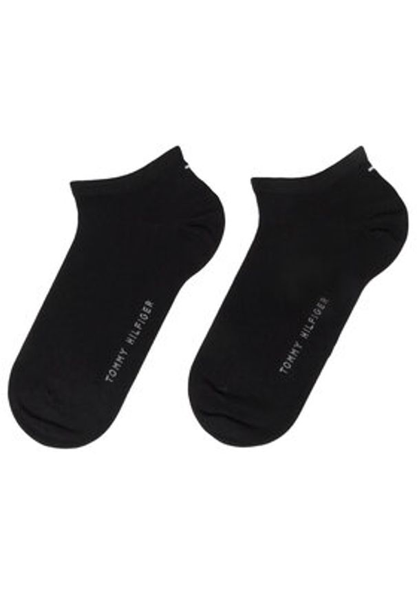 TOMMY HILFIGER - Tommy Hilfiger Skarpety krótkie 342023001 Czarny. Kolor: czarny. Materiał: materiał