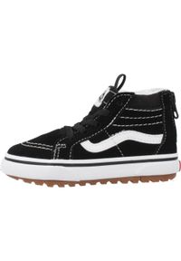 Vans - Buty VANS MTE SK8-HI ZIP Czarny. Kolor: czarny. Materiał: tkanina, skóra. Model: Vans SK8. Sport: turystyka piesza