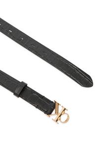 Calvin Klein Pasek Damski Facet Ck Buckle Pebble LV04F7102G Czarny. Kolor: czarny. Materiał: skóra #3