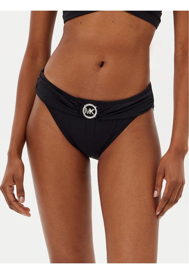 MICHAEL Michael Kors Dół od bikini MM7M842 Czarny. Kolor: czarny. Materiał: syntetyk