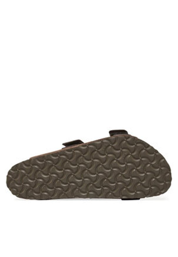 Birkenstock Klapki Uji 1029200 Brązowy. Kolor: brązowy. Materiał: zamsz, skóra