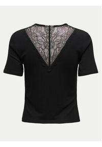 JDY T-Shirt Roxy 15341671 Czarny Slim Fit. Kolor: czarny. Materiał: wiskoza #6