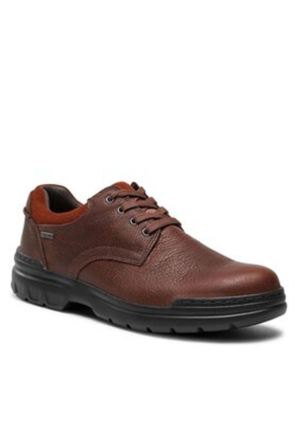 Clarks Półbuty Rockie WalkGtx GORE-TEX 261734657 Brązowy. Kolor: brązowy. Materiał: skóra