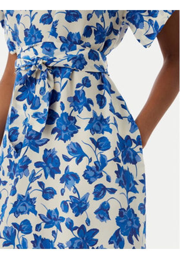 Weekend Max Mara Sukienka letnia Cannes 2515221092 Niebieski Regular Fit. Kolor: niebieski. Materiał: jedwab. Sezon: lato