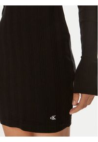 Calvin Klein Jeans Sukienka codzienna J20J223522 Czarny Slim Fit. Okazja: na co dzień. Kolor: czarny. Materiał: bawełna. Typ sukienki: proste. Styl: casual #3