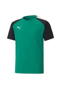 Koszulka dziecięca Puma Team Pacer. Kolor: wielokolorowy, czarny, zielony. Sport: piłka nożna
