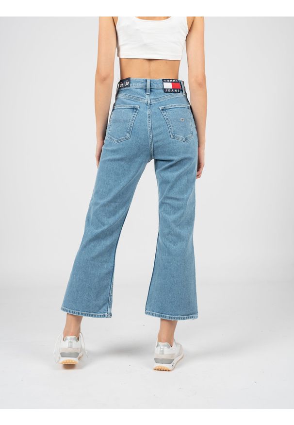 TOMMY HILFIGER - Tommy Jeans Jeansy "Harper" | DW0DW12171 | Harper | Kobieta | Błękitny. Stan: podwyższony. Kolor: niebieski. Wzór: aplikacja