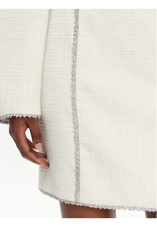 ROTATE Spódnica mini 1136773042 Écru Regular Fit. Materiał: syntetyk