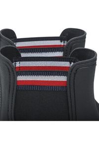 TOMMY HILFIGER - Tommy Hilfiger Kalosze Ankle Elastic FW0FW06774 Czarny. Kolor: czarny #2