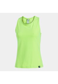 Tank top sportowy damski Joma Oasis. Kolor: zielony. Materiał: bawełna. Sport: fitness