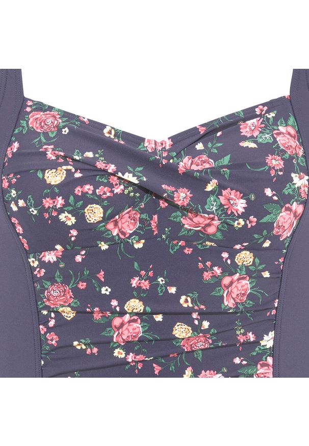 Lascana - Strój kąpielowy Anika. Kolor: wielokolorowy. Materiał: poliamid, elastan. Wzór: kwiaty