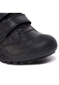 Geox Sneakersy J Savage A J0424A 00043 C9999 M Czarny. Kolor: czarny. Materiał: skóra #6