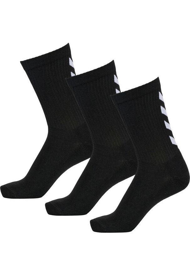 Zestaw skarpet sportowych dla dorosłych Hummel Fundamental 3-Pack Sock. Kolor: czarny