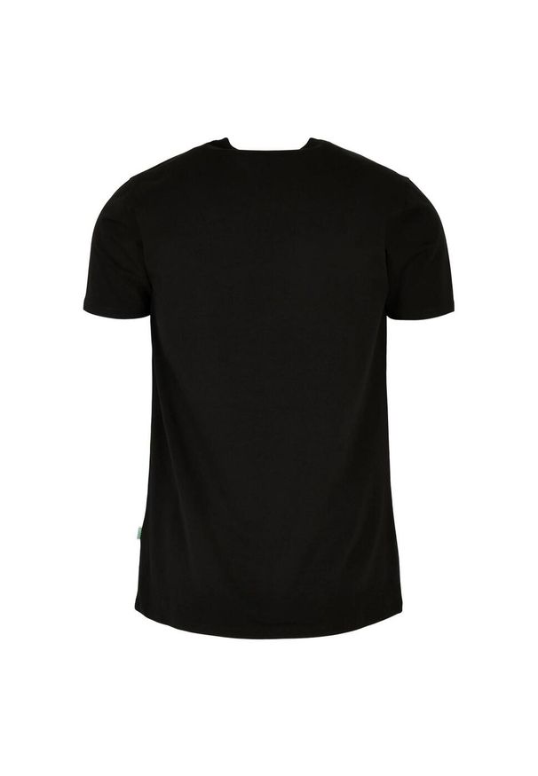 Urban Classics - Męska Koszulka Dzianinowa Slim. Kolor: czarny. Materiał: dzianina