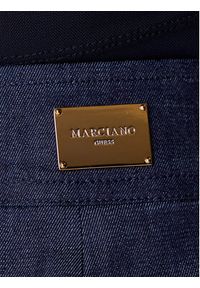 Marciano Guess Spódnica jeansowa 5YPD40 7457A Granatowy Slim Fit. Kolor: niebieski. Materiał: syntetyk, bawełna #4