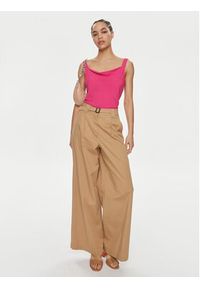 Marella Top Odilia 2413161182 Różowy Regular Fit. Kolor: różowy. Materiał: jedwab #4