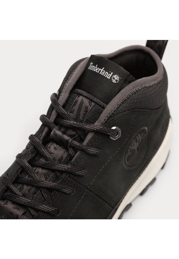 Trzewiki męskie Timberland Winsor Trail MID LACE UP SNEAKER JET BLACK. Kolor: czarny