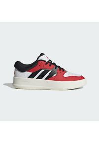 Adidas - Buty Court 24. Kolor: biały, czarny, czerwony, wielokolorowy