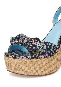 DeeZee Espadryle RT2206125 Czarny. Kolor: czarny. Materiał: materiał #6