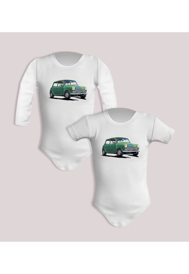nikiniki - Mini — body (Rozmiar: 3M; Długość rękawa: krótki; Rodzaj nadruku: Mini). Materiał: bawełna. Wzór: nadruk
