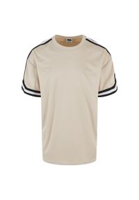 Koszulka Urban Classics Oversized Stripes. Kolor: szary. Materiał: poliester. Wzór: paski #1