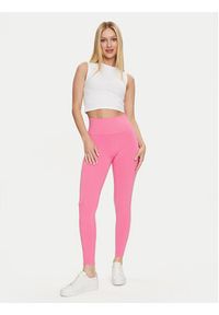 Pangaia Legginsy Activewear 2.0 Różowy Slim Fit. Kolor: różowy. Materiał: syntetyk