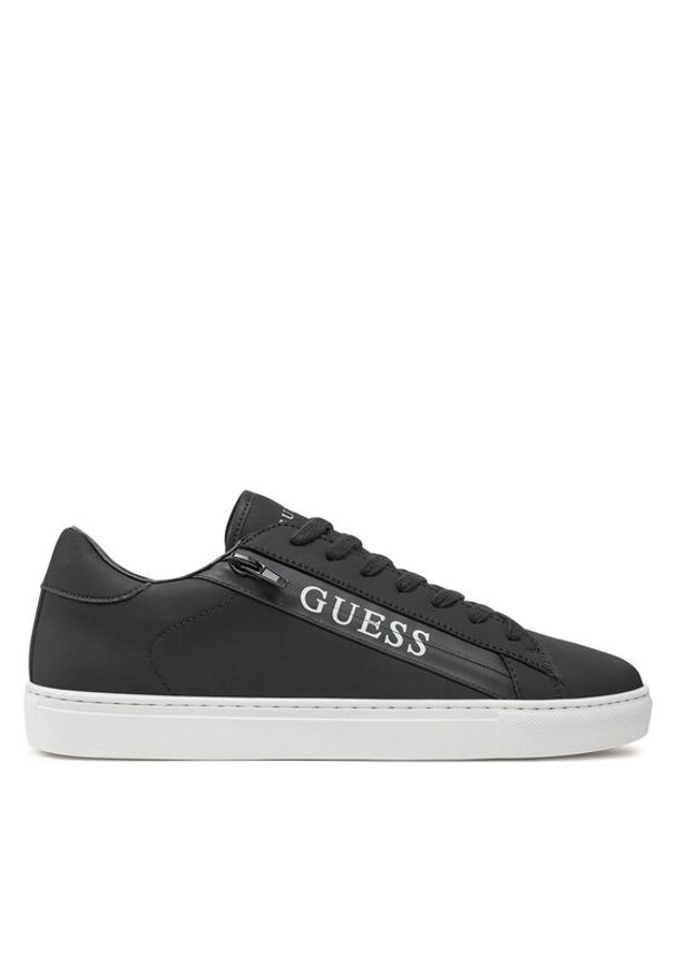 Guess Sneakersy Todi Iik FMFTOD ELE12 Czarny. Kolor: czarny. Materiał: skóra