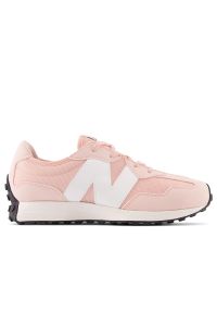 Buty New Balance GS327CGP - różowe. Okazja: na co dzień. Kolor: różowy. Materiał: syntetyk, materiał, guma. Szerokość cholewki: normalna. Sezon: lato #1