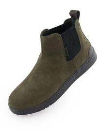 WOW - Buty męskie Woz David 245 BOS 41 - Eleganckie skórzane buty koronkowe. Kolor: fioletowy. Materiał: koronka