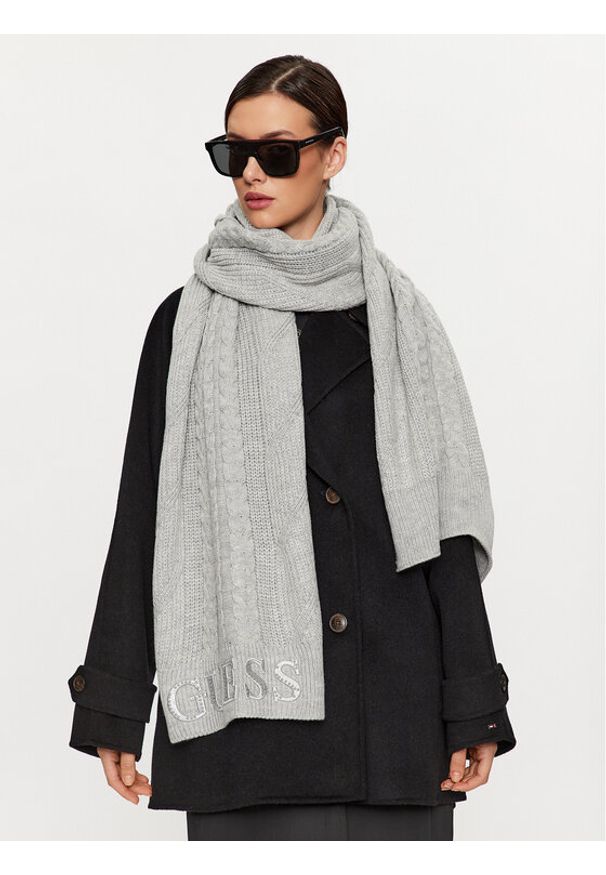 Guess Szalik W3BZ19 Z3360 Szary. Kolor: szary. Materiał: syntetyk