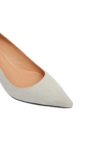 Love Moschino - LOVE MOSCHINO Czółenka JA10326G1OJA0110 Szary. Kolor: szary. Materiał: zamsz, skóra #4